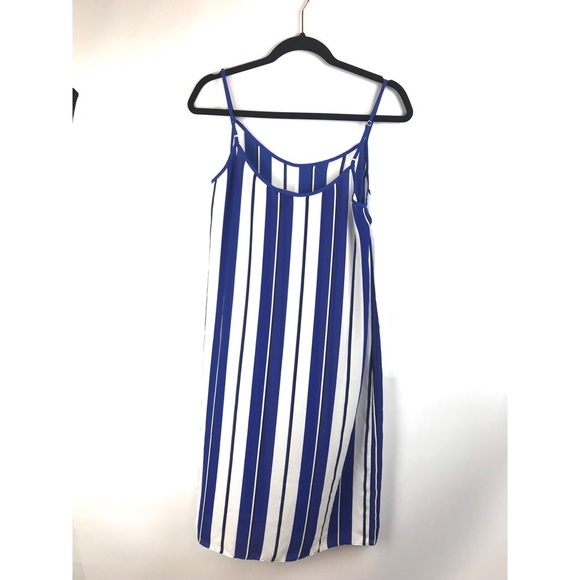 J. Crew Crepe dress in stripe - Picture 4 of 6